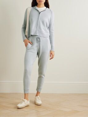 James Perse Pale Blue Cashmere Joggers